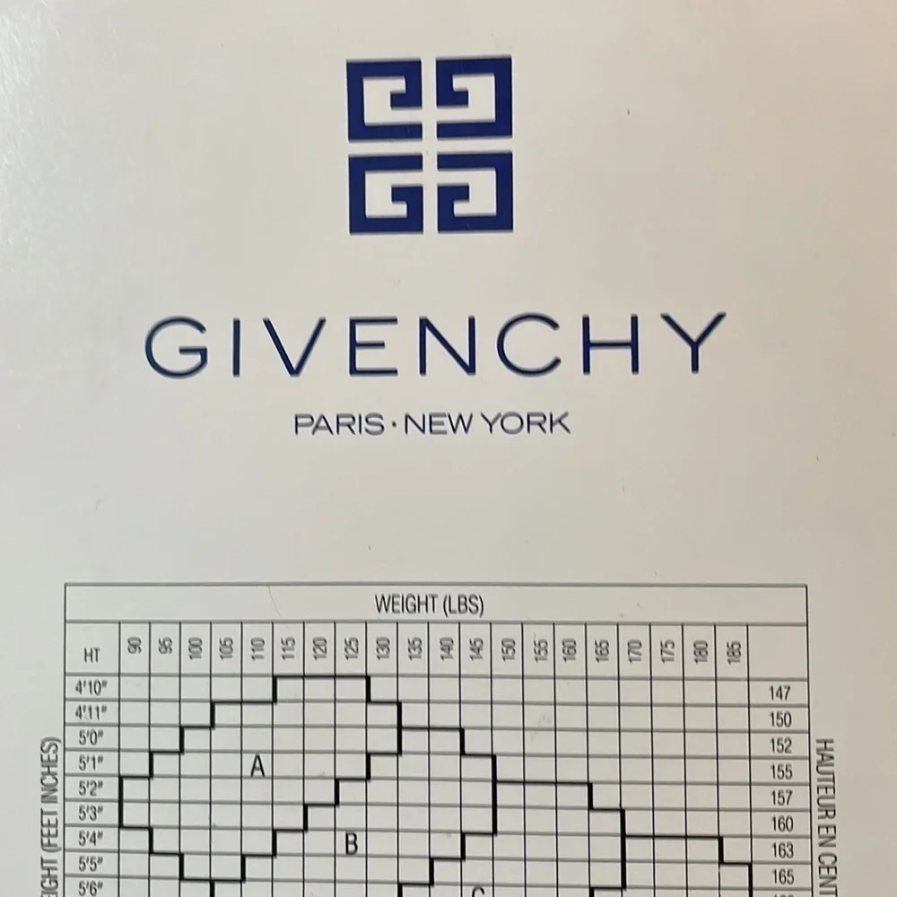 Vintage 1990 Givenchy Style 255 Violet French Opaque to waist Pantyhose Size B